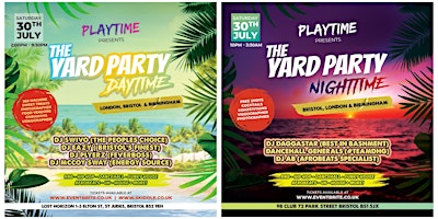 PLAYTIME - THE YARD PARTY!