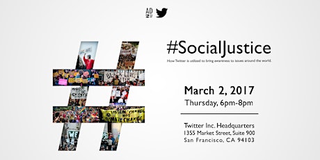 AD2SF and Twitter Present #SocialJustice primary image