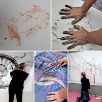 Exploring large scale drawing: developing your creative space