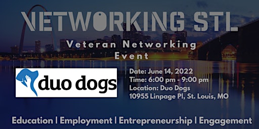 Vetworking STL June 2022 with our friends at Duo Dogs