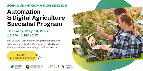 Automation & Digital Agriculture Specialist Program (Information Session) tickets