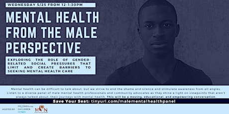 A Panel Discussion: Mental Health from the Male Perspective tickets
