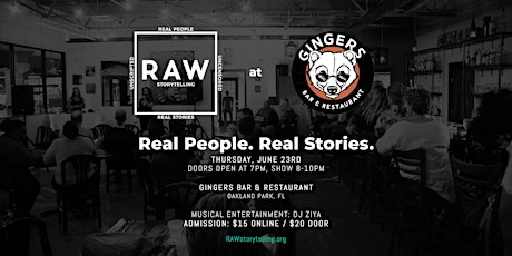 RAW Storytelling: Live True Storytelling Show [Fort Lauderdale] tickets