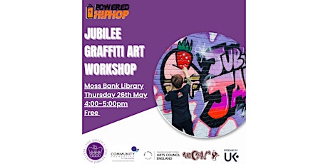 St Helens Jubilee Graffiti Art Workshop - Moss Bank Library tickets
