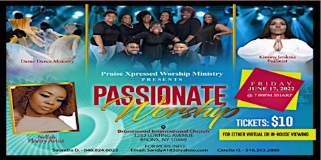 Praise Xpressed Worship Ministry Presents Passionate Worship tickets