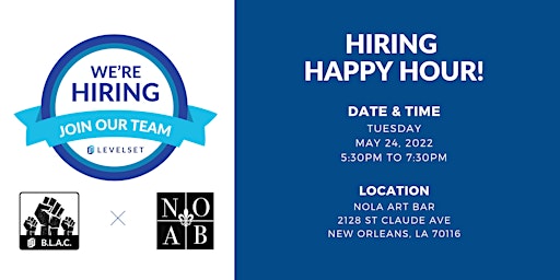 Levelset Hiring Happy Hour: Hosted by BLAC