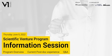 Info Sessions for Cohort III of the Scientific Venture Program tickets