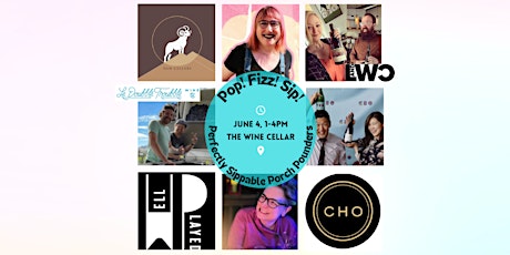 Pop! Fizz! Sip! Wine Tasting Party of 5 Local Producers tickets