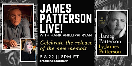 Live with Brookline Booksmith! James Patterson with Hank Phillippi Ryan tickets