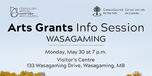 Arts Grants Info Session in Wasagaming