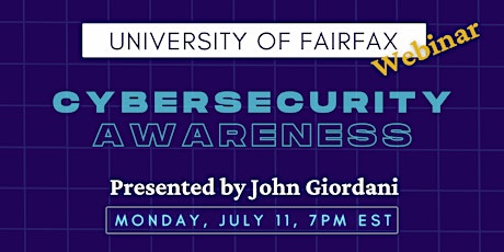 University of Fairfax Webinar: Cybersecurity Awareness entradas