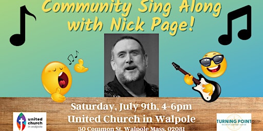 Community Sing Along with Nick Page!