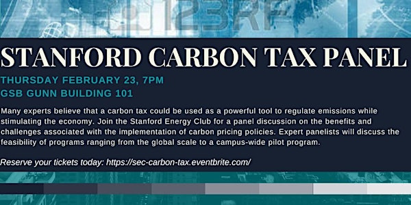SEC: Carbon Tax Panel