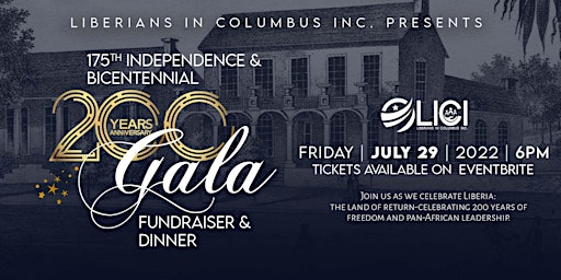 175th Independence & Bicentennial Gala Fundraiser & Dinner