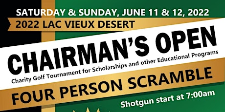 2022 Lac Vieux Desert Chairman's Open Charity Golf Tournament tickets