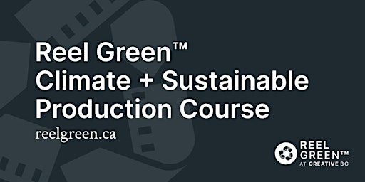 Reel Green Climate and Sustainable Production Training - SEPTEMBER 2022