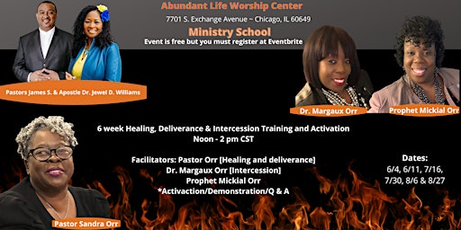 Healing, Deliverance and Intercession training