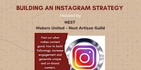 BUILDING AN INSTAGRAM STRATEGY tickets