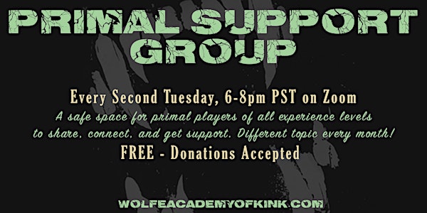 Primal Support Group: TOPIC: Packs!