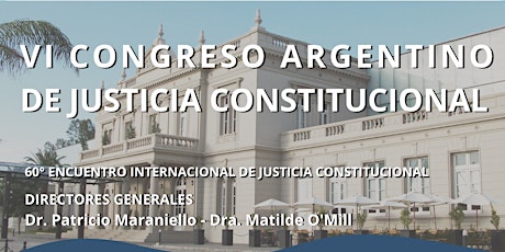 6° CONGRESO ARGENTINO DE JUSTICIA CONSTITUCIONAL entradas