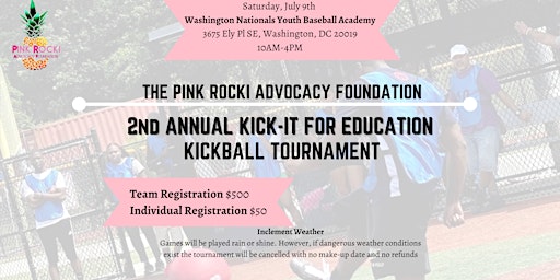 2nd Annual Kick-it for Education Kickball Tournament