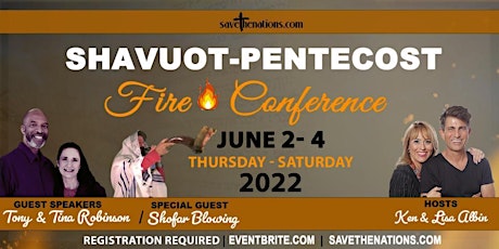 Shavuot-Pentecost Fire Conference tickets