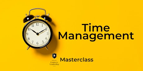Time Management & Productivity Masterclass (Online)