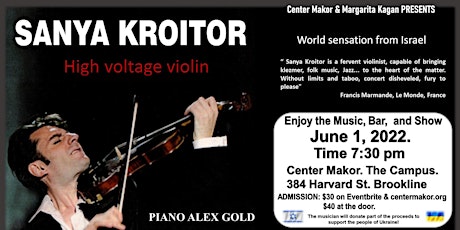 Sanya Kroitor. High Voltage Violin. tickets
