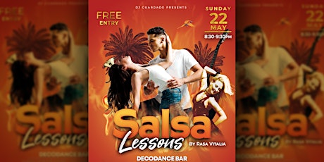 Latin Sundays Presents: Salsa Lessons by Rasa Vitalia at Decodance Bar tickets