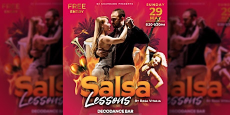 Latin Sundays Presents: Salsa Lessons by Rasa Vitalia at Decodance Bar tickets