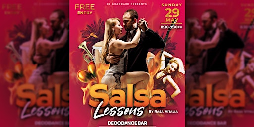 Latin Sundays Presents: Salsa Lessons by Rasa Vitalia at Decodance Bar