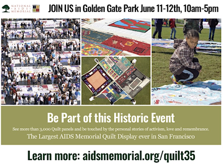 AIDS Quilt 35th Anniversary Display - Reader Sign-Ups - June 11 & 12 image