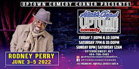 Comedian Rodney Perry Live at Uptown Comedy Corner tickets