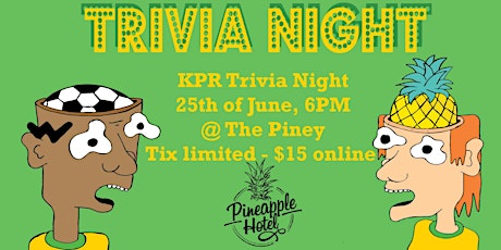 KPR Trivia Night 2022 tickets