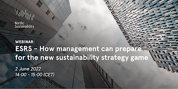 ESRS - How management can prepare for the new sustainability strategy game