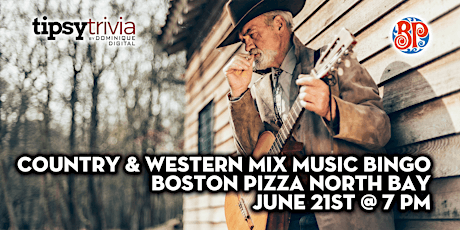 Country & Western Mix Music Bingo - June 21st 7:00pm - BP's North Bay tickets