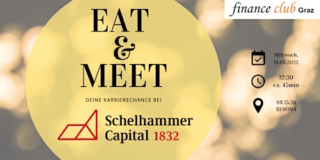 eat & meet: Schelhammer Capital Tickets