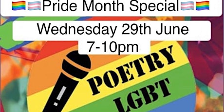 Poetry LGBT Open Mic - Pride Month Special tickets