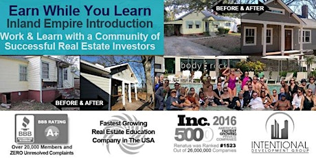 Murrieta Local Entrepreneur Business Ownership and Real Estate Investing Event primary image