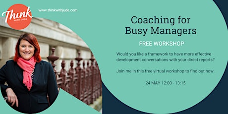 Coaching for Busy Managers tickets
