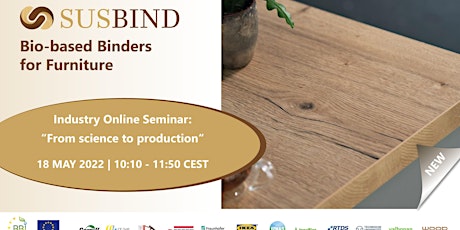 SUSBIND seminar:  From science to production – achievements so far tickets