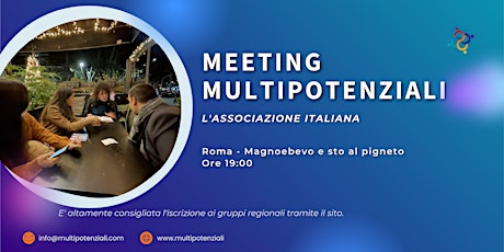 Meeting Multipotenziali | Lazio tickets