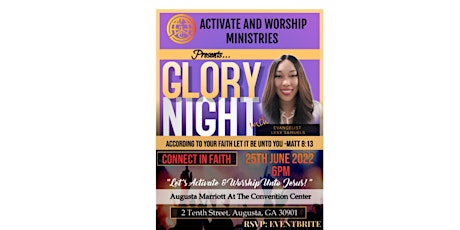 Activate and Worship Ministries Presents: GLORY NIGHT! tickets