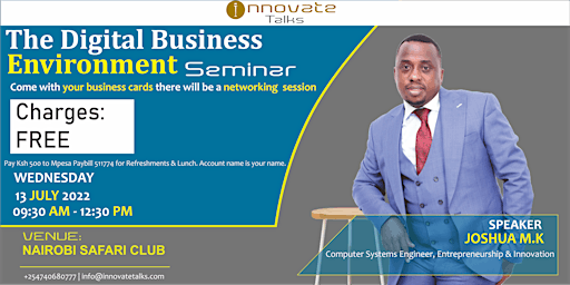 The Digital Business Environment Seminar