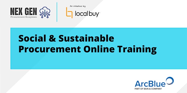 Local Buy Social and Sustainable Procurement Online Training
