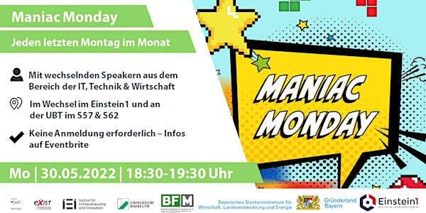 Maniac Monday im Mai - Technology meets Business