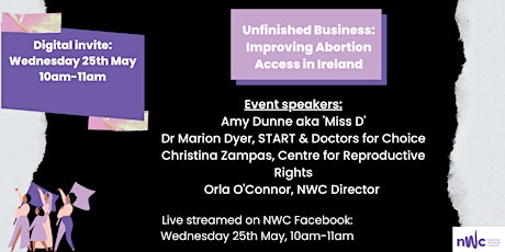 "Unfinished Business: Improving Abortion Access in Ireland tickets