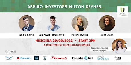Spotkanie Asbiro Investors Milton Keynes -  29 maja 2022 tickets