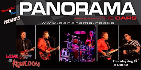 PANORAMA - Tribute to The CARS - live on the  outside stage @ Kowloon tickets