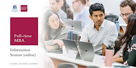 Full-time MBA - Information Session (online) Tickets